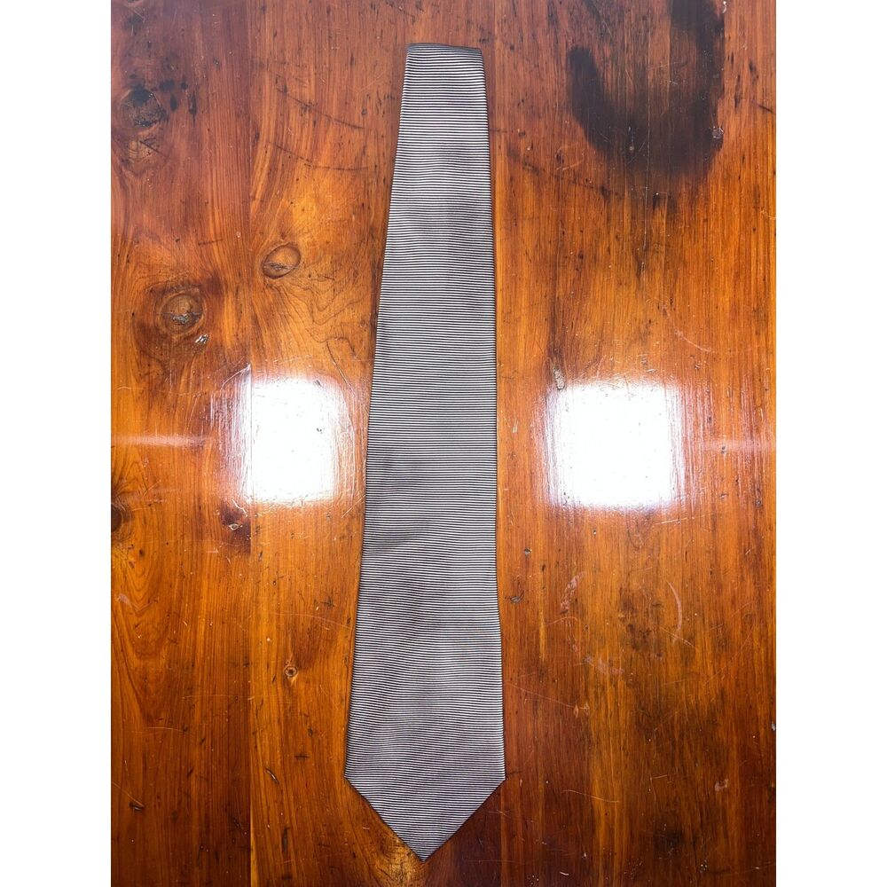 Umberto Bossi Roma Milano All Silk Striped Necktie